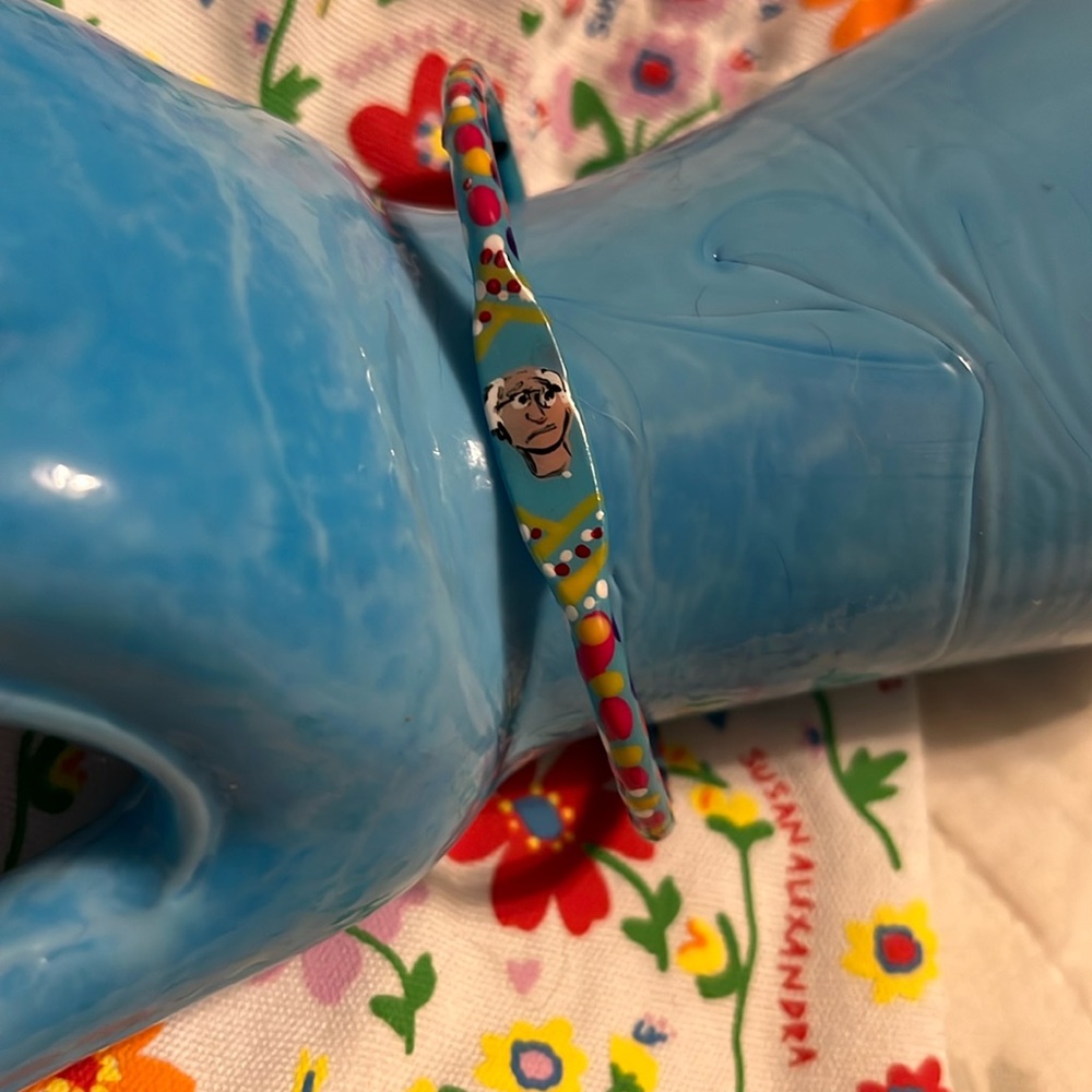 Susan Alexandra hand painted cuff-Larry David